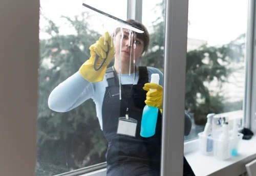Nettoyage de vitres intérieures et extérieures à Noailly